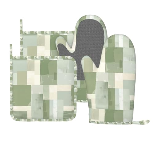 Oven Mitts and Pot Holders Set (A0965)