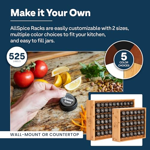 Wooden Spice Rack