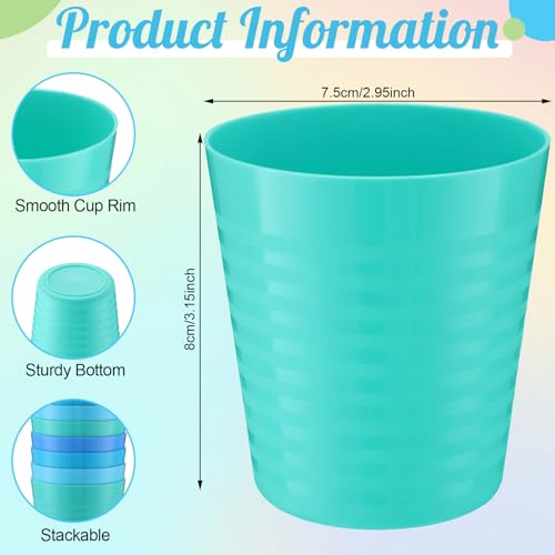 36 Pcs Kids Plastic Cups 8 oz Drinking Toddler Cups