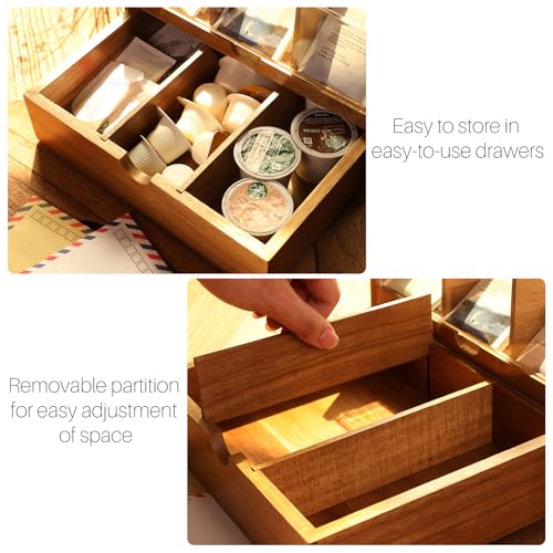6 Compartments Tea Bag Organizer by HTB
