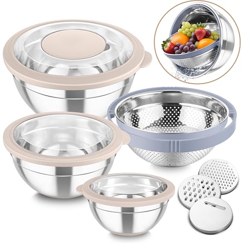 Mixing Bowls with Colander