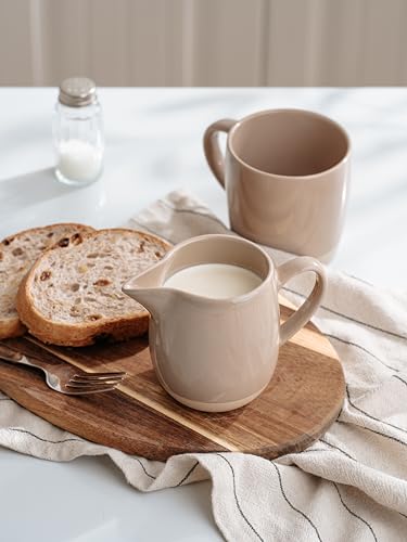 Milkyway Ceramic 10oz Sugar Bowl and 13oz Creamer with Handle