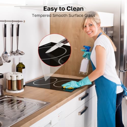 Electric Cooktop with Sensor Touch Control