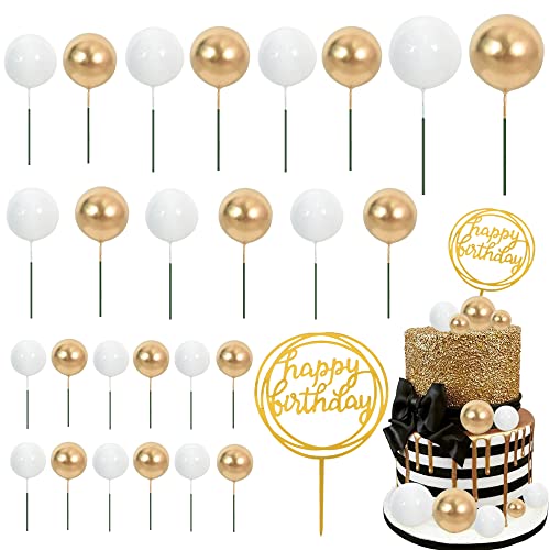 Balls Cake Toppers Foam Balls Cake Decorations