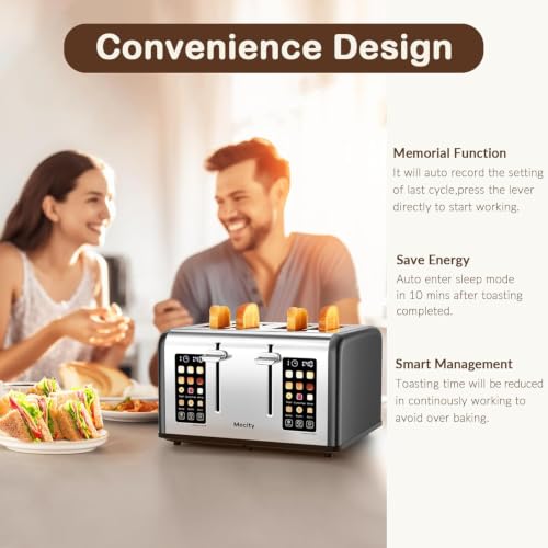 4 Slice Toaster Touch Screen