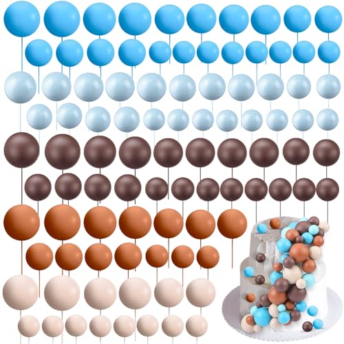 108 Pcs Ball Cake Toppers