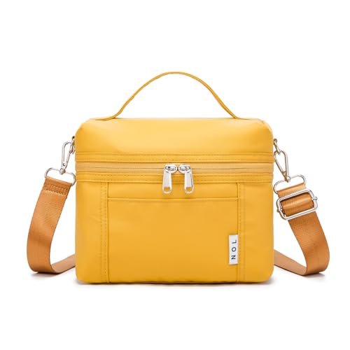 NOL Insulated Lunch Bags for Women Cooler Bag Lightweight Nylon Waterproof Lunch Box for Work