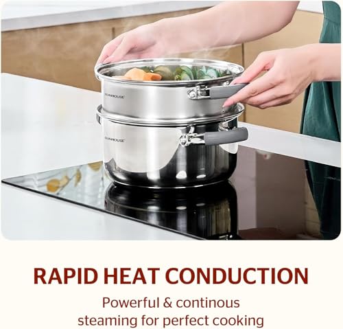 Stainless Steel Steamer Pot for Cooking