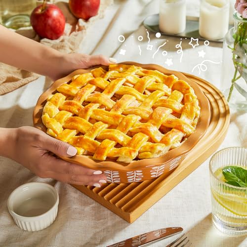 Porcelain Deep Fluted Pie Dish