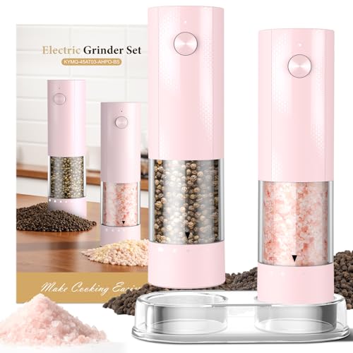 Electric Salt and Pepper Grinder Set