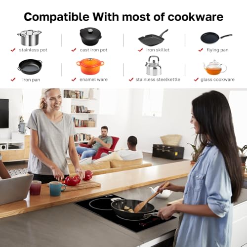 Electric Cooktop with Sensor Touch Control