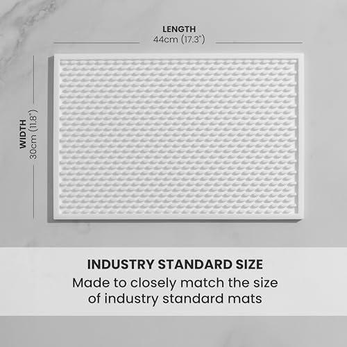 Bar Mat for Countertop (White / Single 12" x 18")