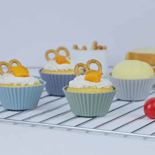 Silicone Baking Muffin Cups 12 Pack