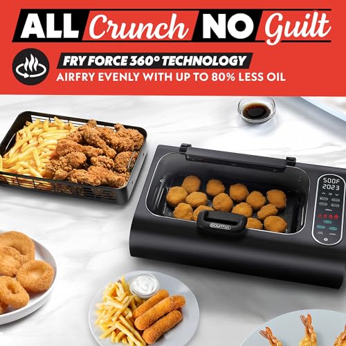 Smokeless Indoor Grill & Air Fryer With Smoke Extracting Technology