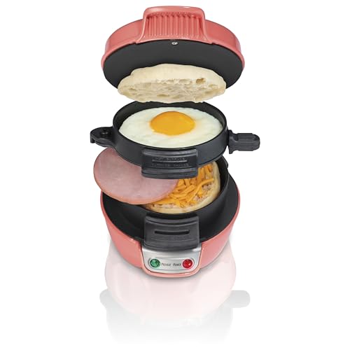 Breakfast Sandwich Maker with Egg Cooker Ring