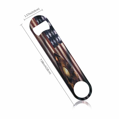 Tool Shop Stainless Steel Bottle Opener Carpentry Electric Drill and Hammer Brown Retro Poster Flat Beer Bottle Opener Keychain for Home Kitchen Bar Restaurant Party Birthday Gift