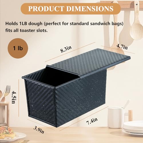 Pullman Loaf Pan with Lid 13x4