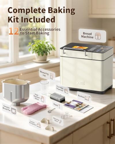2.2LB Smart Bread Maker (Cream White)