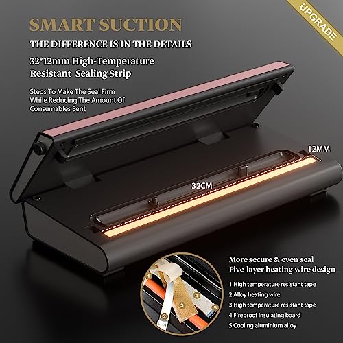 Vacuum Sealer Machine Powerful 90Kpa Precision 6