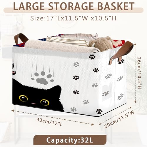 Bee Flower Rectangular Storage Basket
