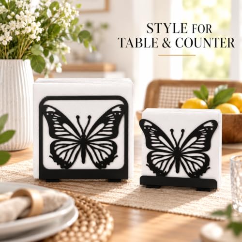 Parent 2 Pack Napkin Holder for table for everyday and beverage napkins