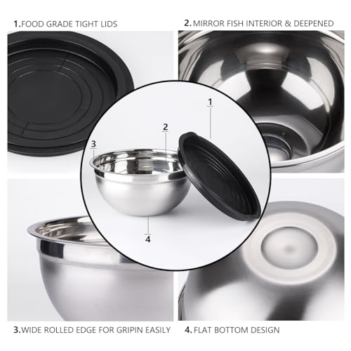 Mixing Bowls with Lids Set