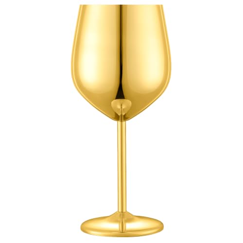 17oz Unbreakable Stainless Steel Wine Glasses