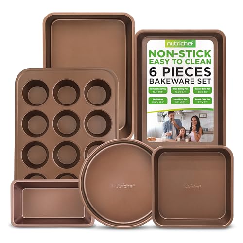 6 Piece Nonstick Baking Pans