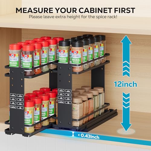 Pull Out Spice Rack for Cabinet