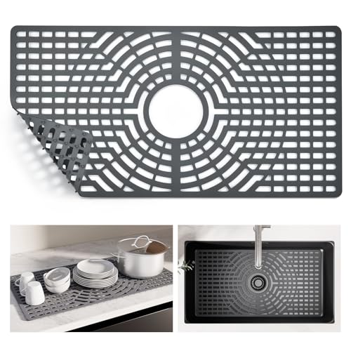 Silicone Sink Protector for Kitchen Sink (30x16 center)