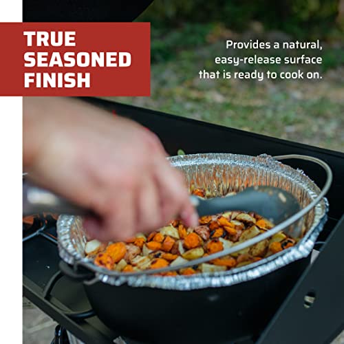 14 in. Cast Iron Dutch Oven with Lid Lifter