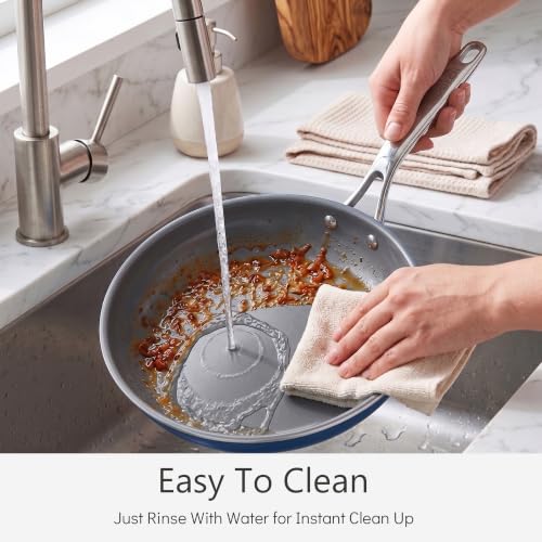 Ceramic Nonstick Cookware Set with Lids