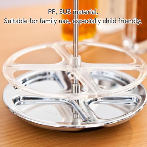 Oil and Vinegar Dispenser Set for Kitchen Set of 4 Bottles
