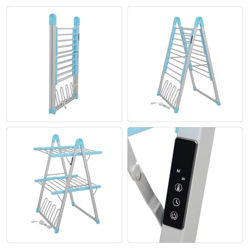 Electric Heated Clothes Drying Rack