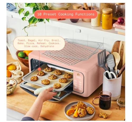 Large Infrared Air Fryer Toaster Oven (Rose Pink)