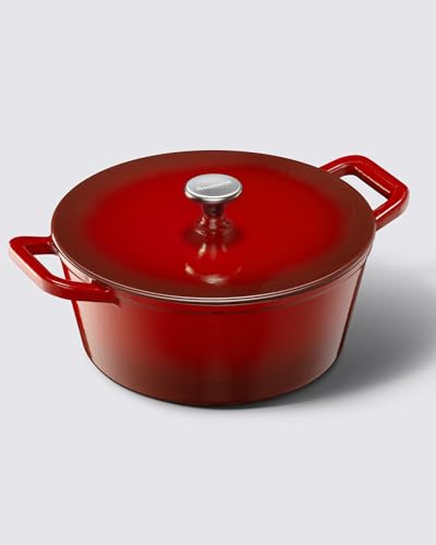 Dutch Oven Pot with Lid (Cerise)