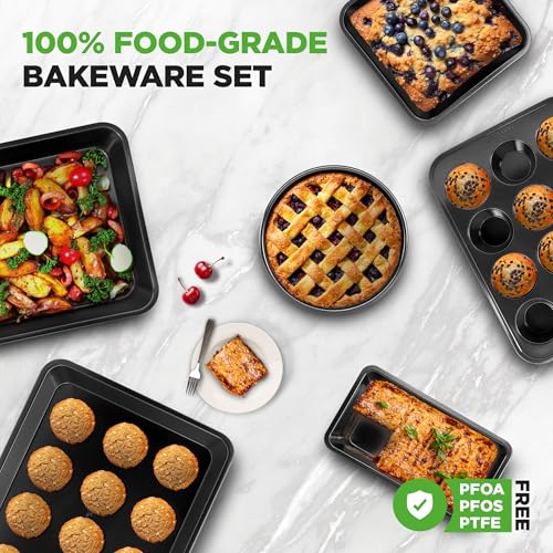 6 Piece Nonstick Baking Pans