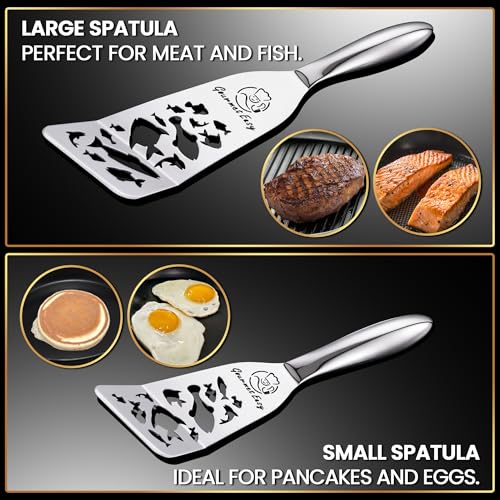 Stainless Steel Fish Spatula Set