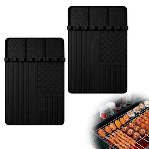 2 PCS Silicone Grill Mat Compatible with Blackstone