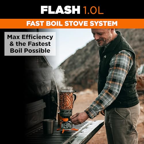 Flash Portable Fast Boil Stove for Camping and Backpacking with 1