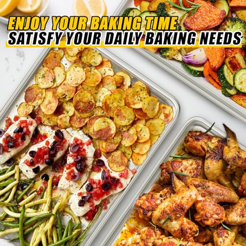 Commercial Quality Baking Sheet Pan Set