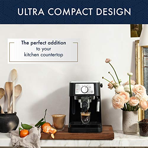 Stilosa Compact Manual Espresso Machine (Stilosa Black)