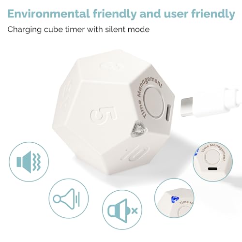 Pomodoro Timer Desk Productivity Timer Cube