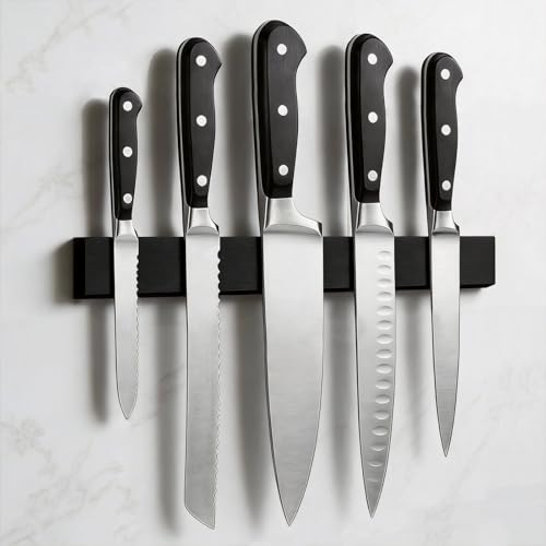 12 Inch Magnetic Knife Strips (12 Inch / Black)