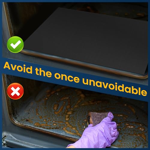 Oven liner for bottom of oven