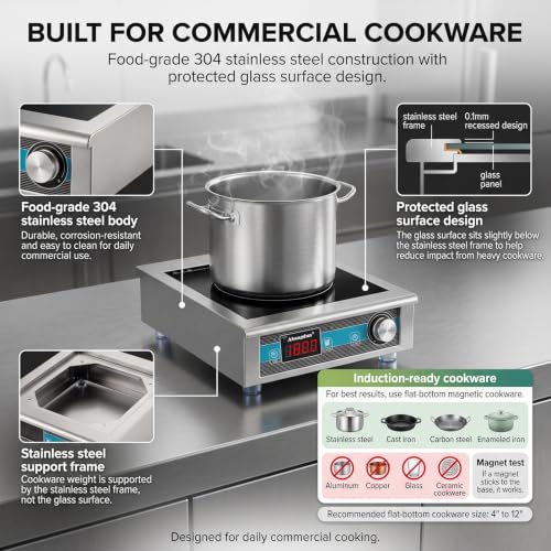 Commercial Induction Cooktop