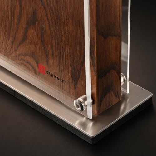 Magnetic Kitchen Knife Block Holder with Acrylic Shield (9.5 inches)