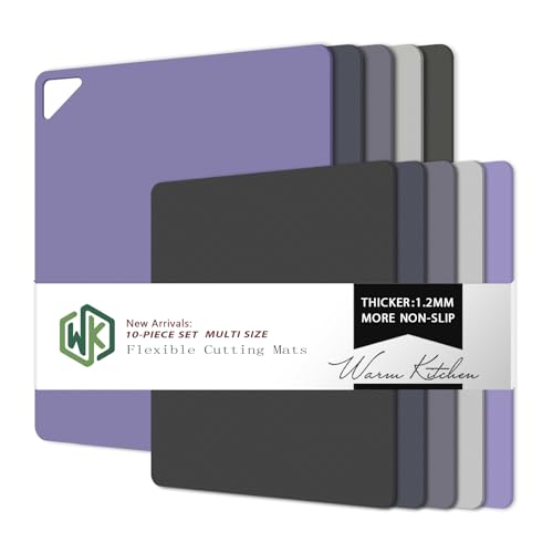 Flexible Plastic Cutting Boards Mats for Kitchen