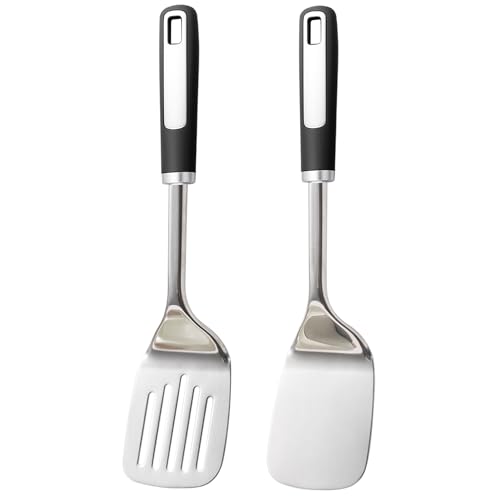 Stainless Steel Spatula Set 2 Pack