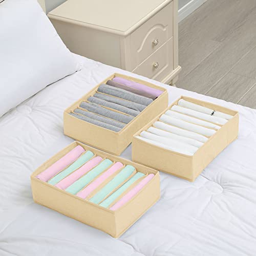 4 Pack Drawer Organizers for Clothing